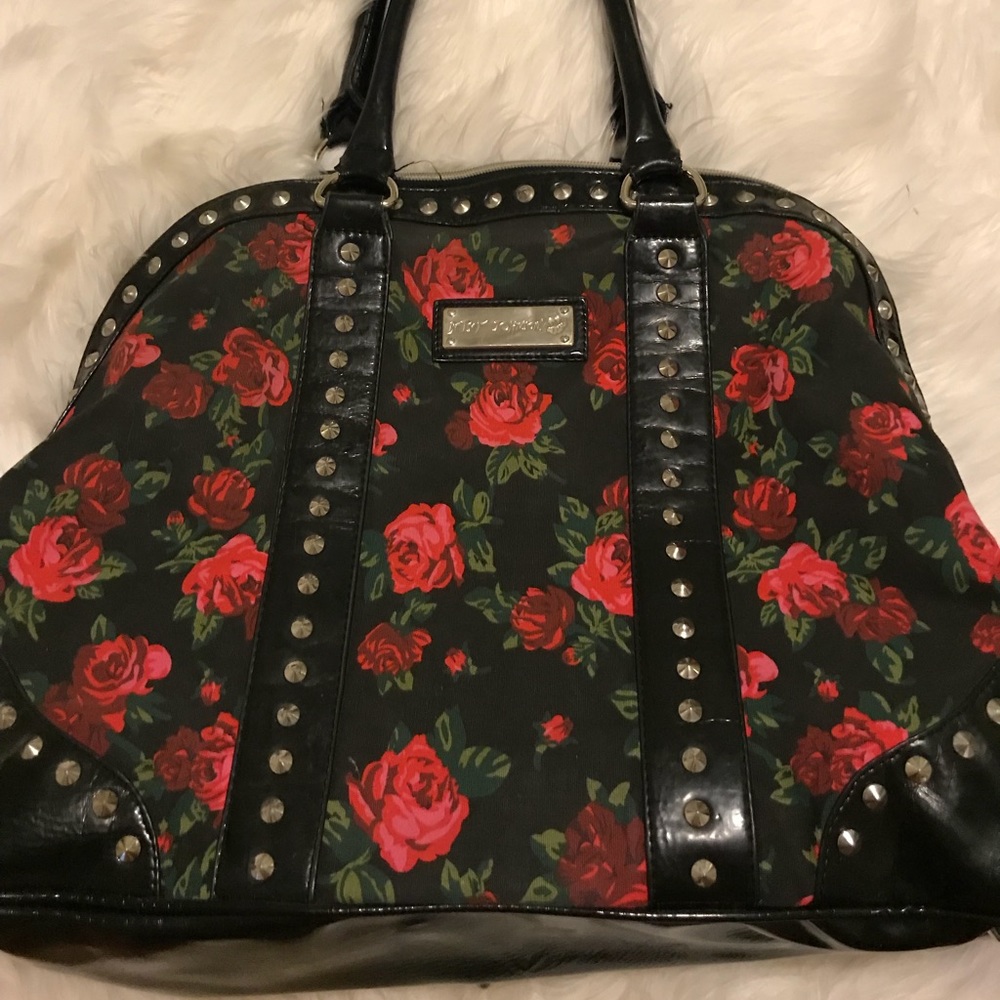 Betsy Johnson floral handbag